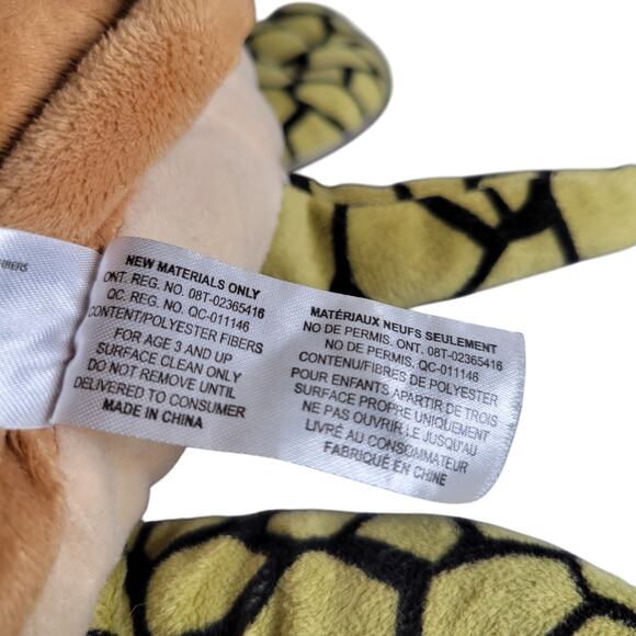 Sea Turtle Plush 18" Stuffed Animal Brown Shell Green Flippers Soft Toy Fiesta - Picture 9 of 16